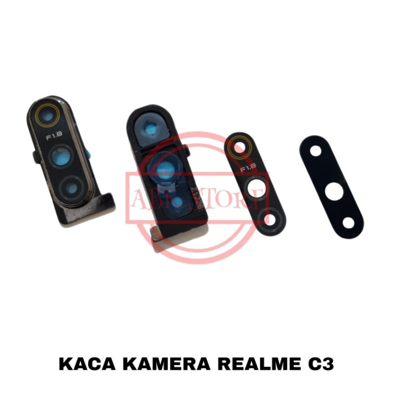 RING LENSA CAMERA / KACA KAMERA BELAKANG REALME C3 ORIGINAL