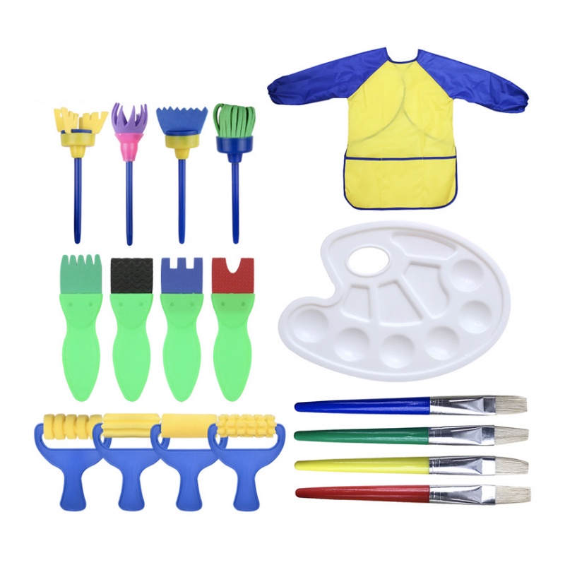 

18pcs Graffiti Tools Children Painting sets kuas cat peralatan melukis