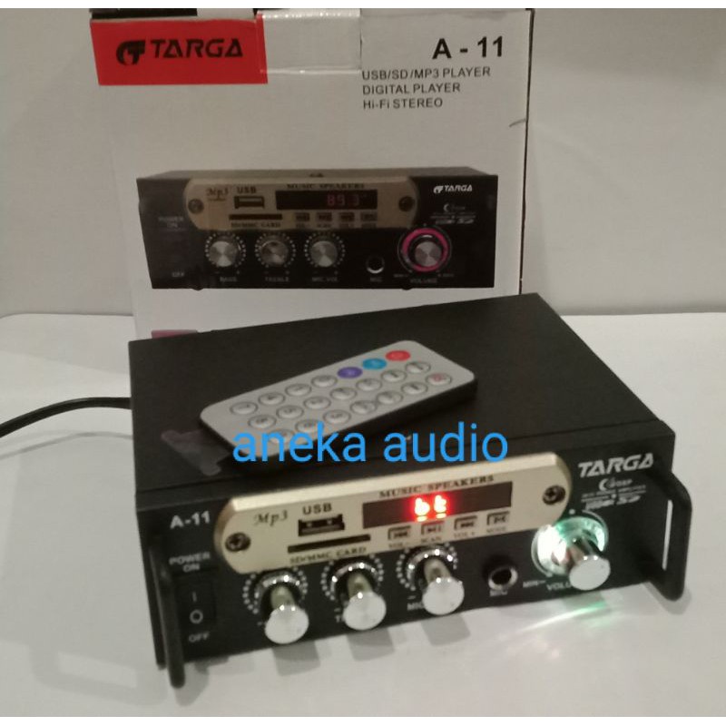 Amplifier karaoke mini TARGA A-11 BLUETOOTH USB-SD CARD-FM ORIGINAL
