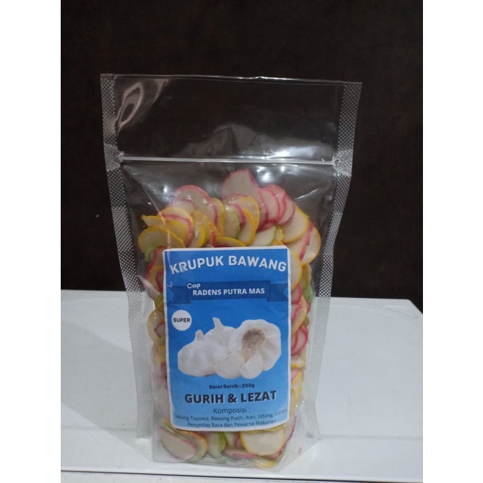 

Kerupuk Bawang Mentah 250gram Termurah
