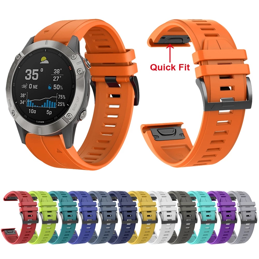 Strap Silicone Garmin Fenix 7  Fenix 7x Silicon Tali Jam Smartwatch