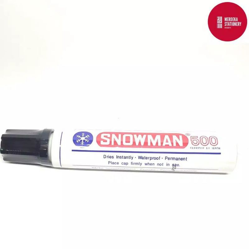 

Spidol/Sepidol/Marker Permanen Snowman JUMBO MARKER 500(HITAM