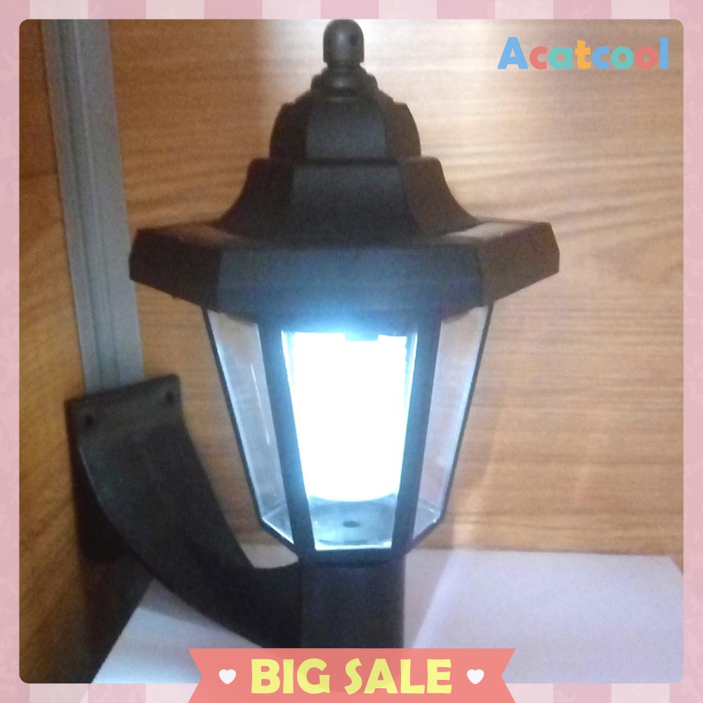 Solar LED Wall Lamp Waterproof Outdoor Garden Landscape Hexagonal Light