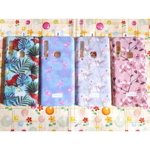 Softcase / Case Motif Bunga For Samsung Galaxy A9 2018