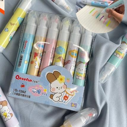 

WOW MURAH Highlighter Erasable Quesefun Bisa Di Hapus Gambar Kelinci Alat Tulis Kantor Kado Unik Warna Pastel Murah Terjangkau Ready..