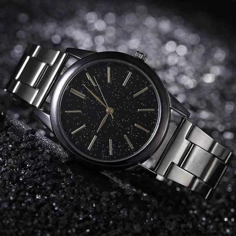 PA Jam Tangan Pria / Wanita Analog Quartz Rantai Casual Stainless Steel Aksesoris Fashion Import Couple Anak Remaja / Dewasa JF099