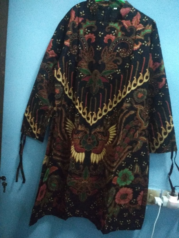 Maura Couple - Sania Ruffle Batik Couple Ori Ndoro Jowi Dnt Garansi