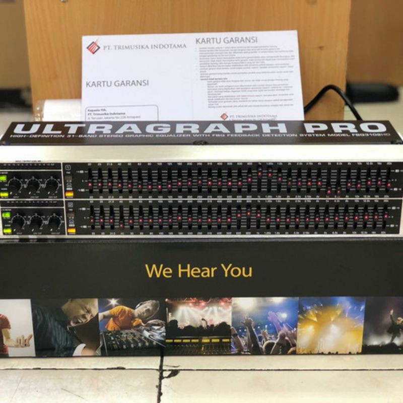 EQUALIZER BEHRINGER FBQ3102HD ULTRAGRAPH PRO FBQ 3102 HD