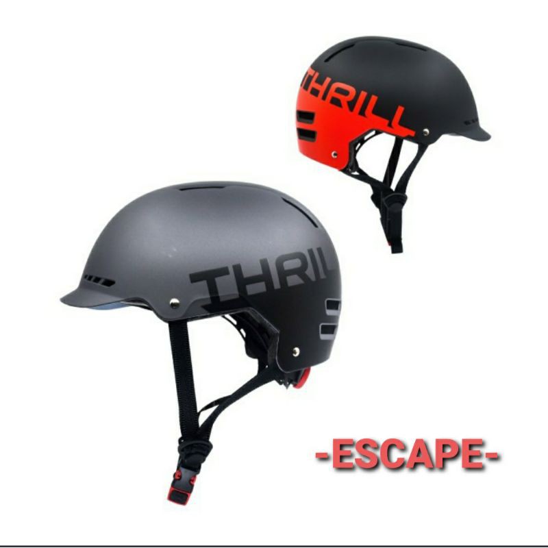 HELMET URBAN THRILL ESCAPE sepeda lipat folding minion seli