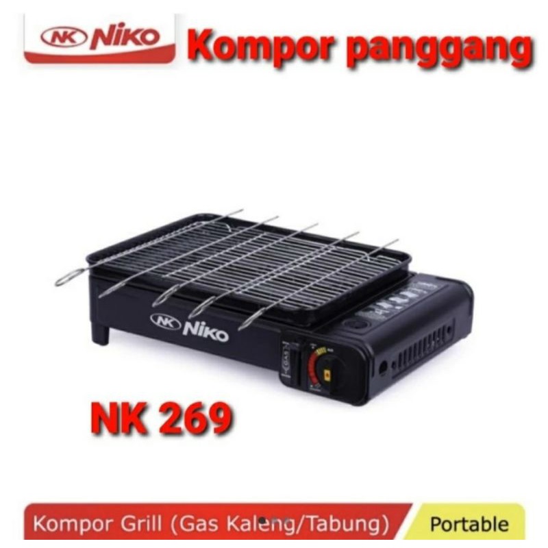 Niko Kompor Portable 269-Kompor Panggang
