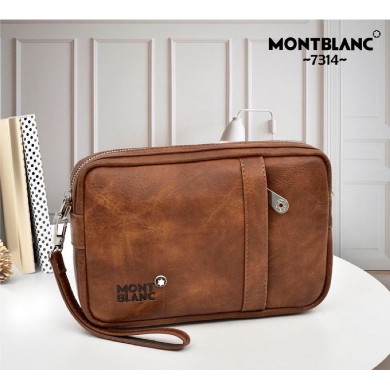 Selempang + Handbag tangan montblanc pria&amp;wanita 2 fungsi