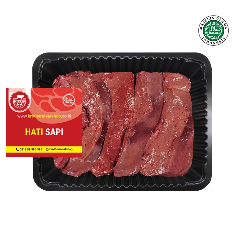 Hati Sapi 500gr, Halal