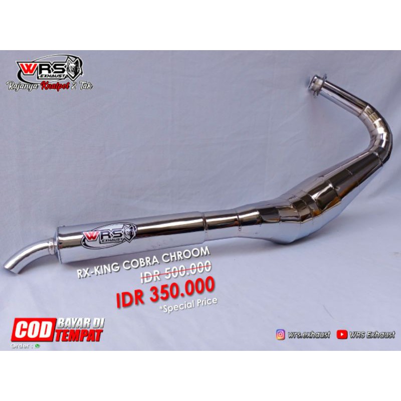 Knalpot Rx king Rx spesial model kolong cobra original WRS