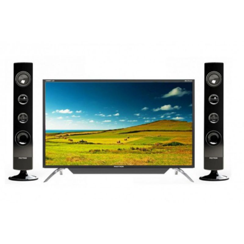 Polytron PLD-43TV1556 LED TV 43 Inchi 2 XBR Tower Speaker Suara Cinematic, Garansi 5 Tahun Termasuk 
