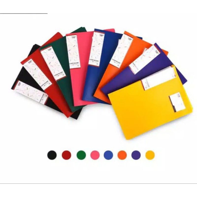 

CLEAR HOLDER / DISPLAY BOOK FOLDER ONE 20 Pocket