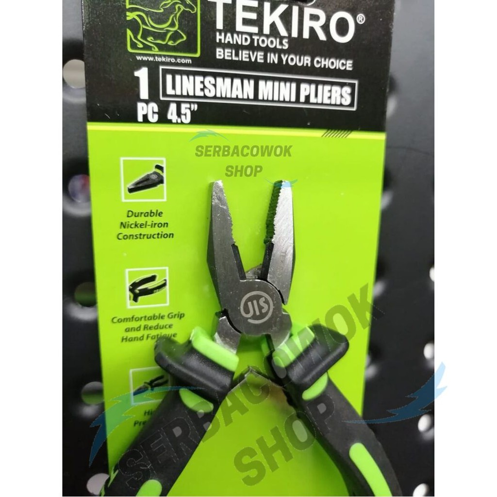 Tekiro Tang Kombinasi Mini Tekiro 4,5 Inch Tang Linesman Jepit Termurah Berkualitas