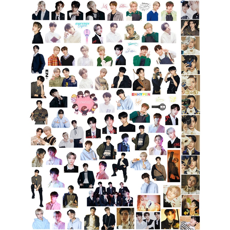 Stiker Kpop   Enhypen Nct Treasure 2021 Untuk Dekorasi Diaryscrapbookkoper Diy