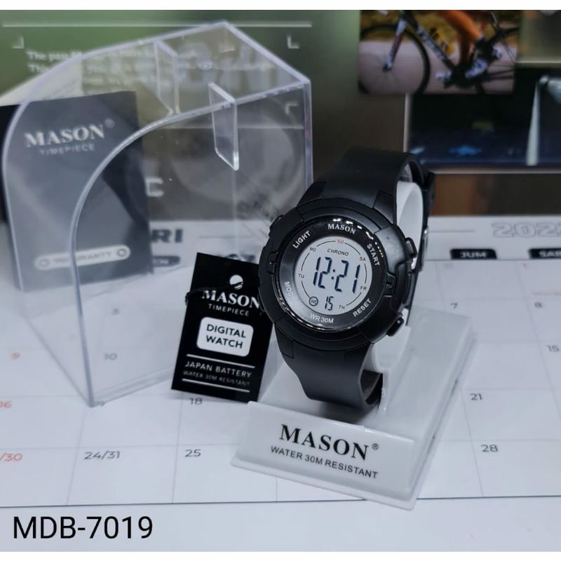 Jam Tangan Mason 7019 Original Pria Terlaris Digital Outdoor