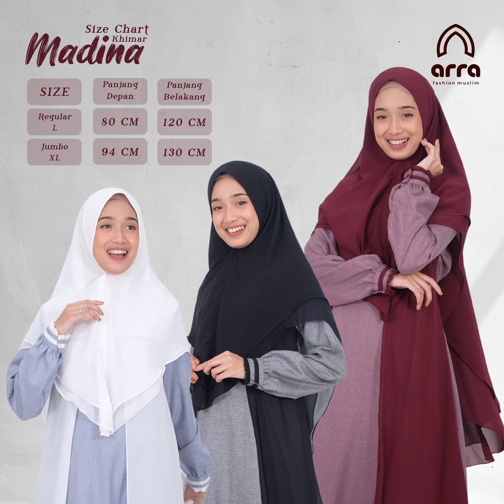 Arra Sarimbit Keluarga Gamis Ayah Ibu Anak Series Madina Warna Charcoal Original Premium Baju Couple Busana Muslim Terbaru 2022