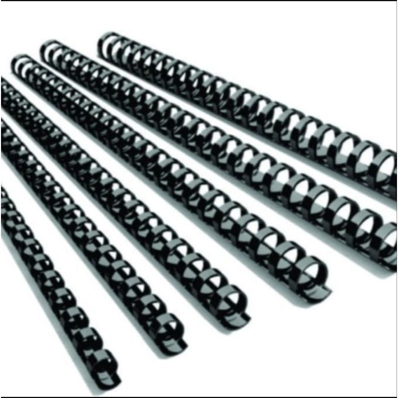 

SPIRAL JILID RING 19 MM BINDER PLASTIK 3/4 ( KAPASITAS 170 LEMBAR )