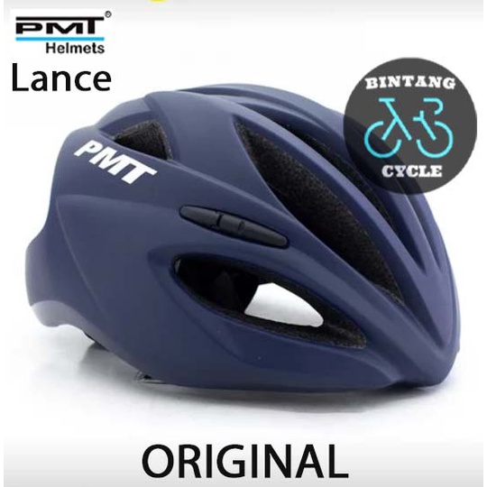 PMT Lance Helmet Dark Blue - Helm Sepeda PMT