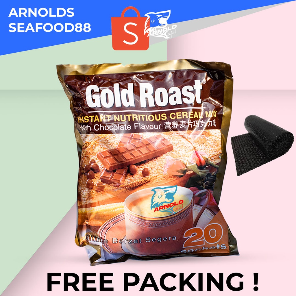 

Gold Roast Cereal COKELAT / Instant Sereal Rasa COKLAT CHOCOLATE - 20 sachet