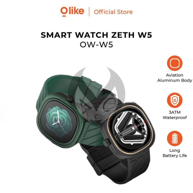 OLIKE smartwatch zeth ow-w5 3ATM waterproof