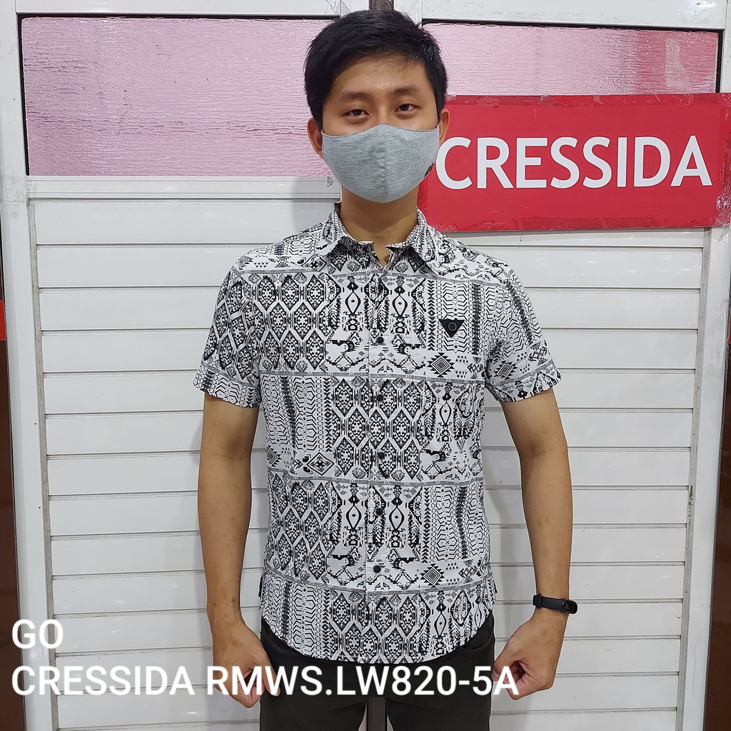 Harga Pabrik Elgo Cressida Kemeja Pria Batik Slimfit Kemeja Casual Kemeja Lengan Pendek pBOeEb3HmjyY93