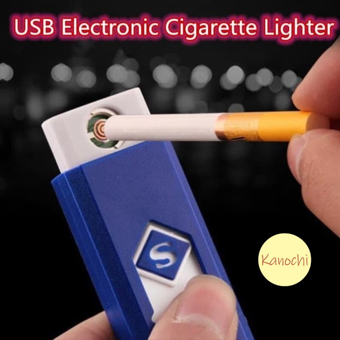 USB Electronic Cigarette Lighter Korek Api Elektrik