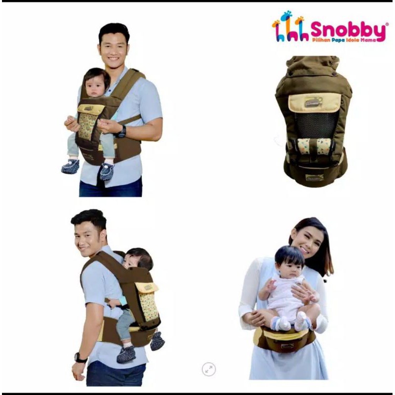 gendongan depan duduk/ hipseat snooby 3 varian