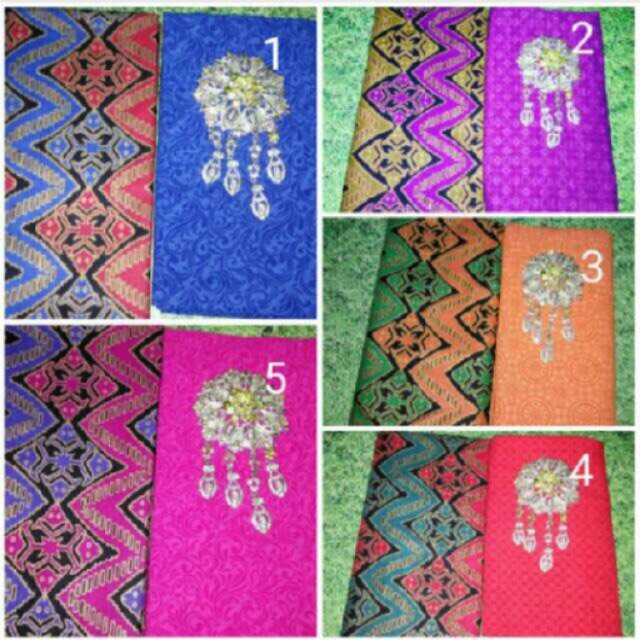 set kain batik dan embos