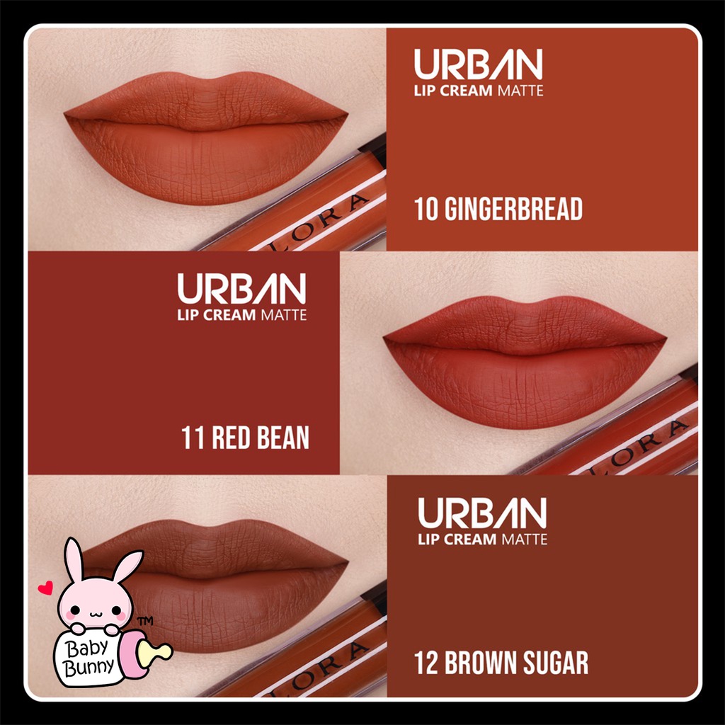 ❤ BELIA ❤ IMPLORA ✔️BPOM Urban Lip Cream Matte Velvet ( lipcream Lipstick Lipstik)