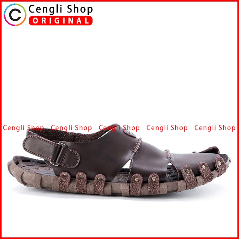 SANDAL SLIDE PRIA CARDINAL ORIGINAL SLINGBACK CASUAL COKLAT TUA CA42