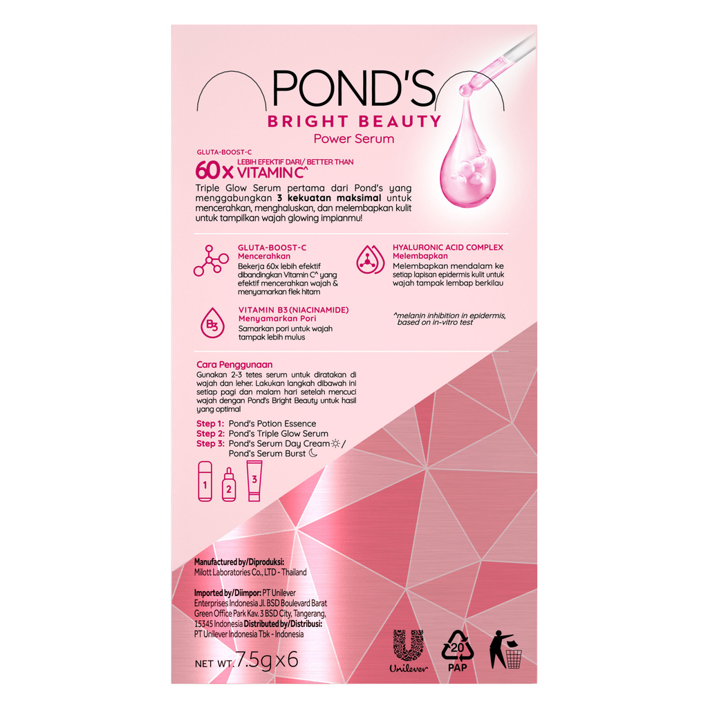 Ponds Bright Beauty Power Serum 7.5G