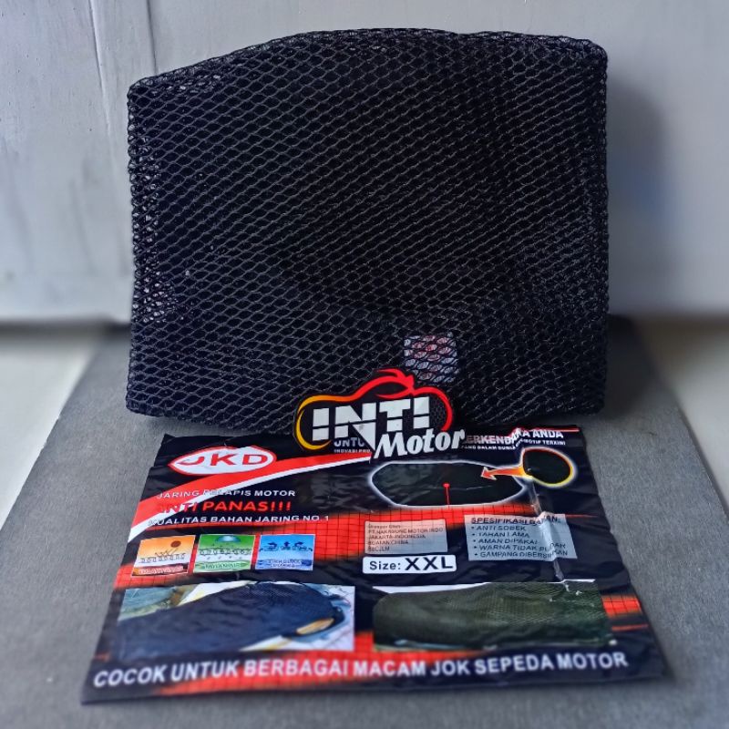 Jaring jok NMAX PCX ADV Motor LEXY ukuran XL XXL  VARIO 125 VARIO 150 warna hitam SARUNG JOK MOTOR N