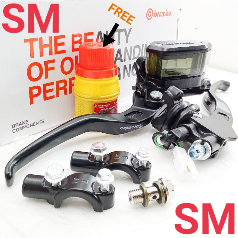 Master Rem BREMBO 14MM Tabung Oval Model RCB Universal.