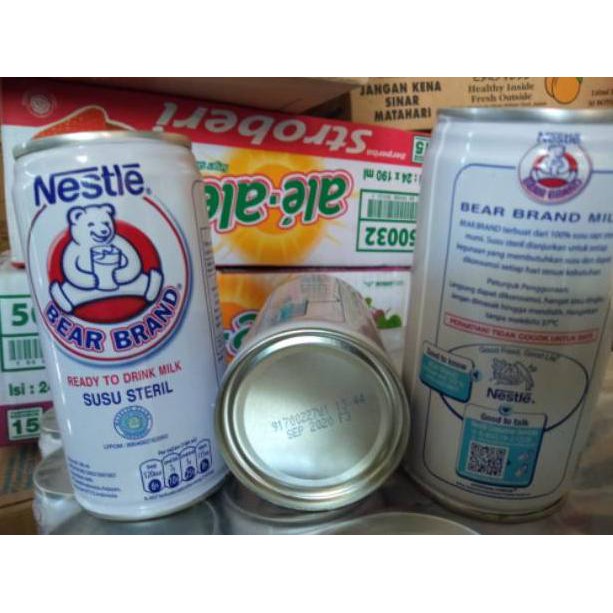 

Termurah Susu murni bear brand 189ml kaleng