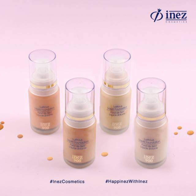 Alas Bedak Cair Inez Lustrous Liquid Foundation original 100% termurah