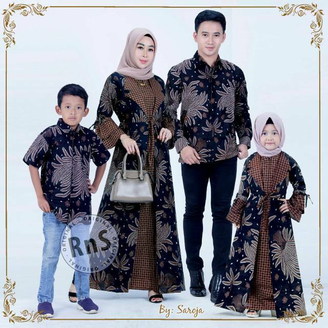 COUPLE JESSY TERBARU • KERAH JAS BERBUSA • COUPLE BATIK • SARIMBIT BATIK • COUPLE KELUARGA •