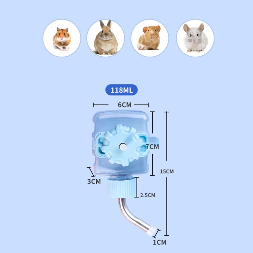Solighter Rabbit Minum Air Mancur Hamster Tempat Penyimpanan Air Otomatis 118ML Cage Kettle