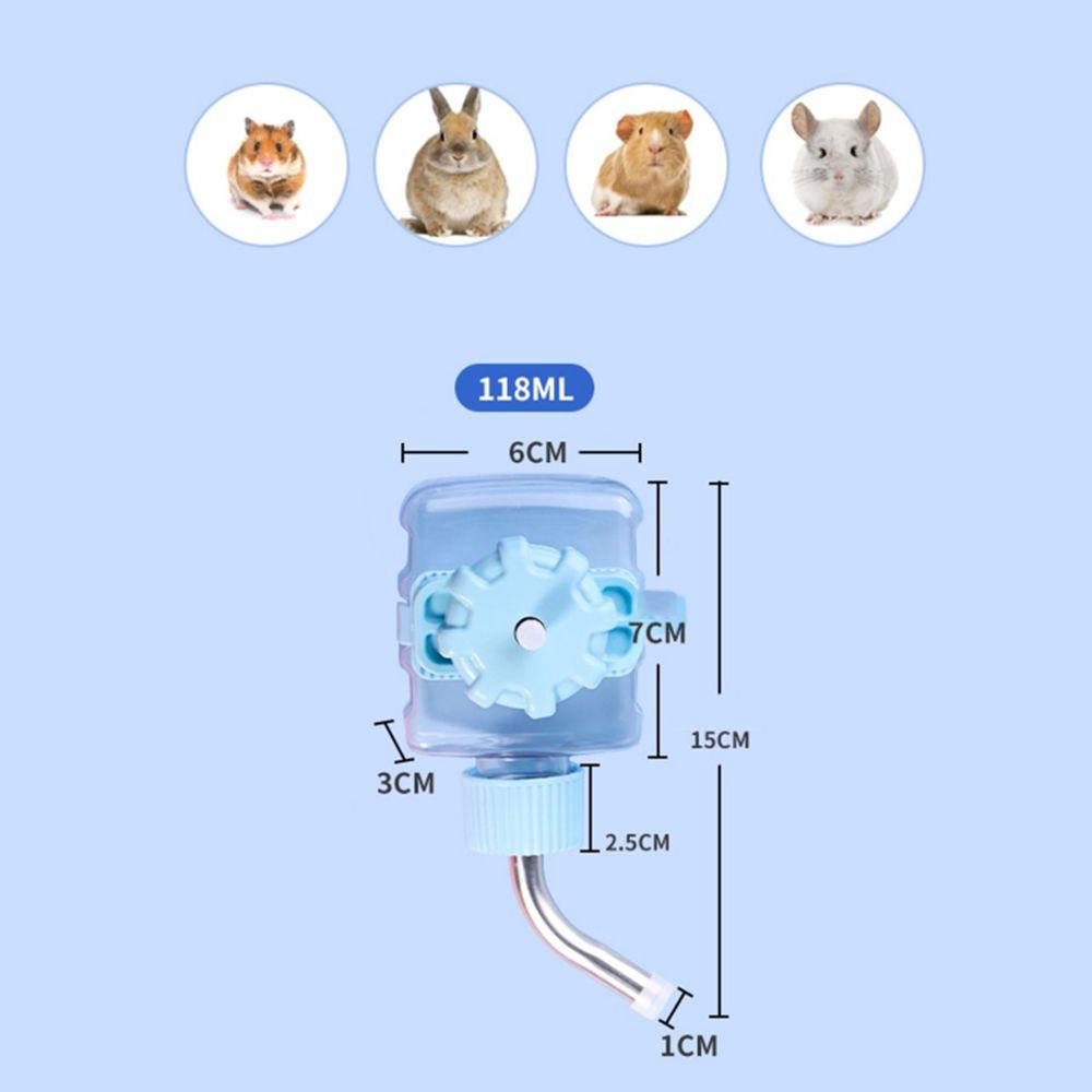 Solighter Rabbit Minum Air Mancur Hamster Tempat Penyimpanan Air Otomatis 118ML Cage Kettle