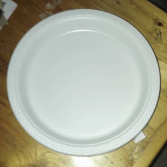 Piring makan plastik besar isi - +50