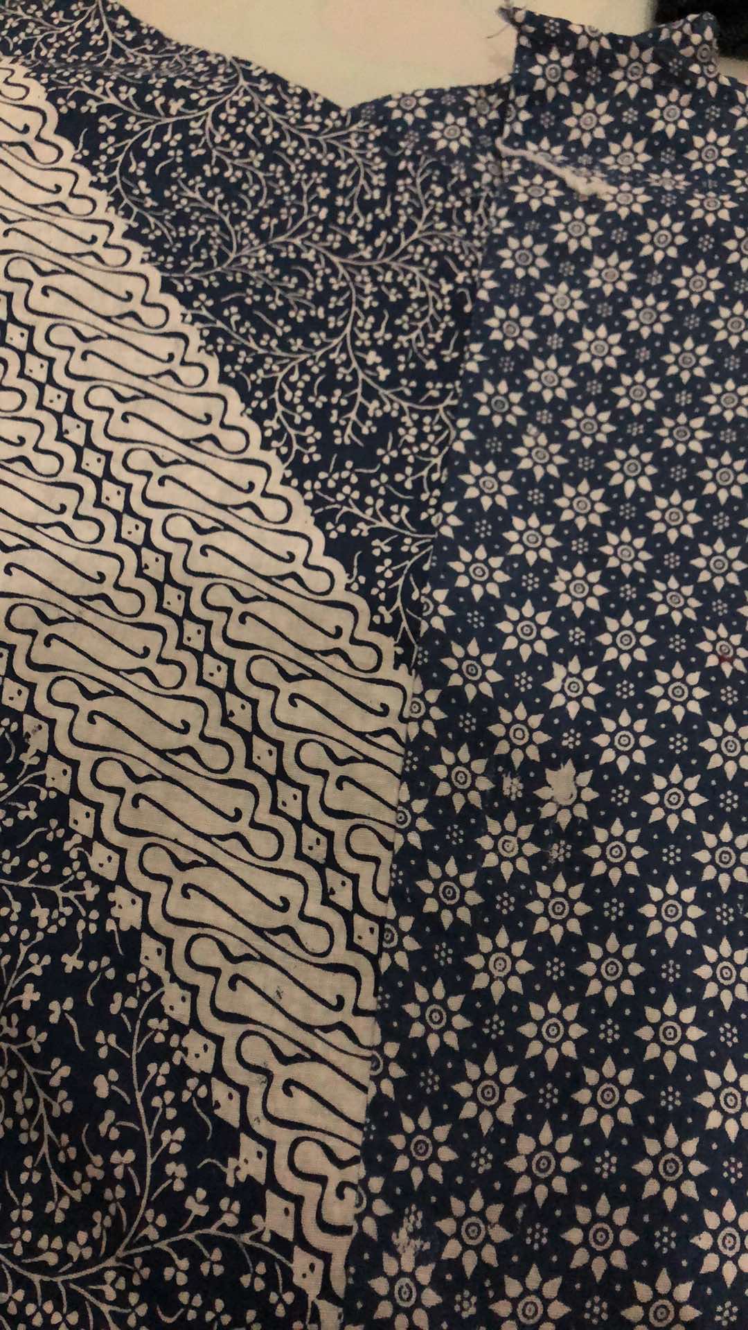 [cod] Tey-17 Batik Wanita Asj Sa Hrb026 Kenongo Kemeja Tosca Pendek Jumputan Kombinasi