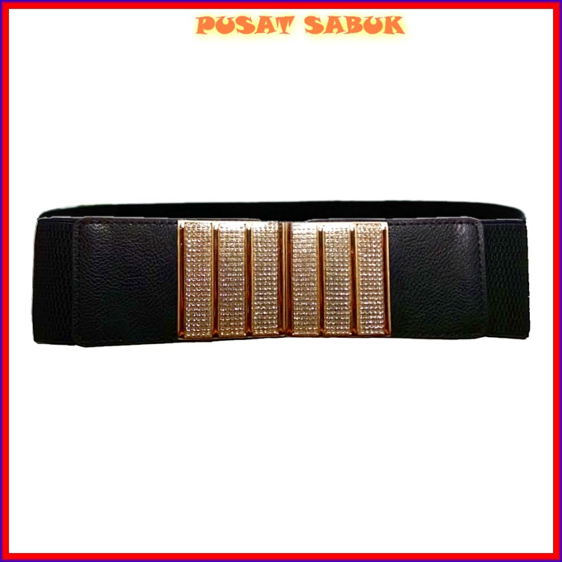 Gesper Ikat Pinggang Sabuk Obi Wanita Karet Cewek Korea Elastis gaun kepang Fashion Belt Pita Murah