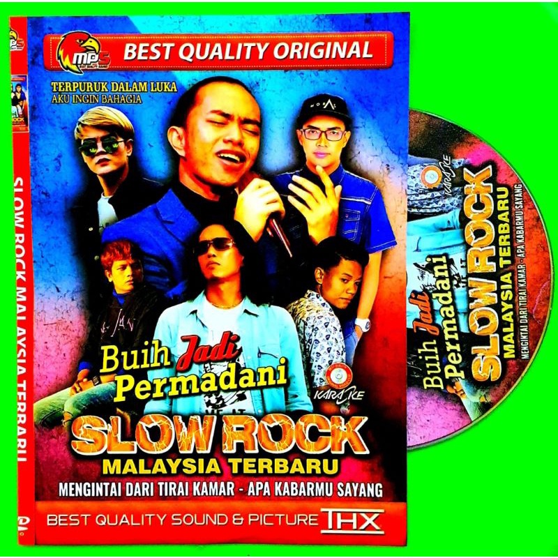 KASET MP5 VIDEO MUSIK LAGU SLOW ROCK MALAYSIA TERBARU - KASET MP5 KARAOKE ON OFF - KASET VIDEO KLIP 