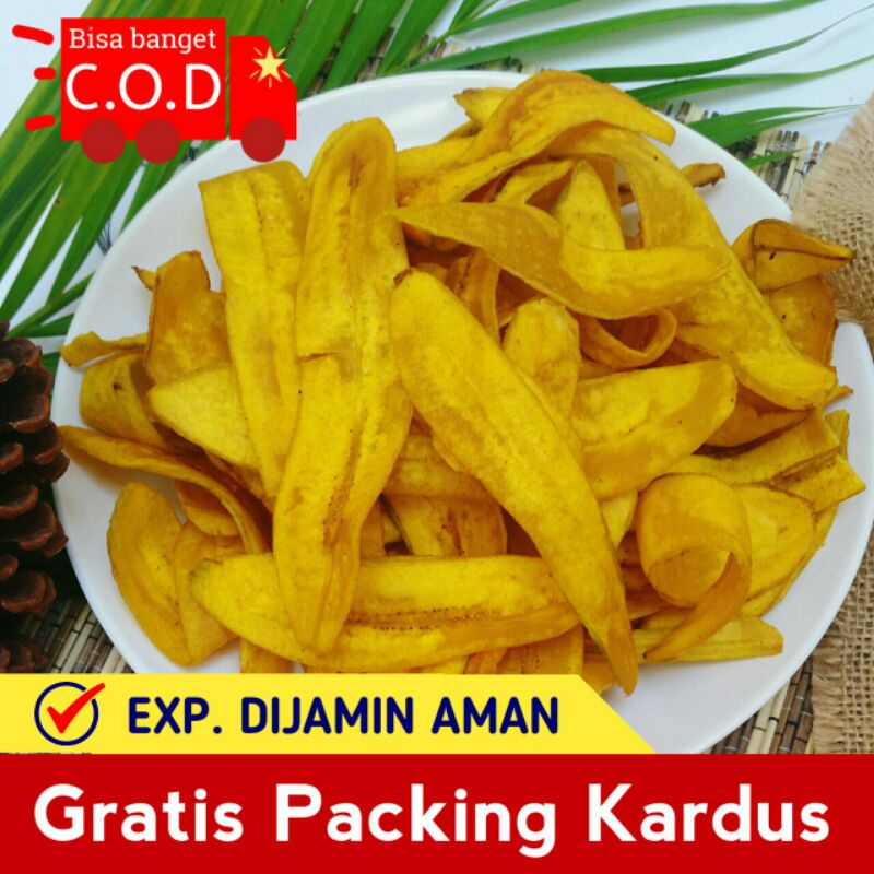 

[CINTAH SNACK] KERIPIK PISANG MANIS 200 GRAM