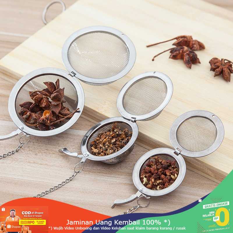 (BISA COD) RVOSTR  Filter Saringan Teh Reusable Tea Infuser Strainer - K520