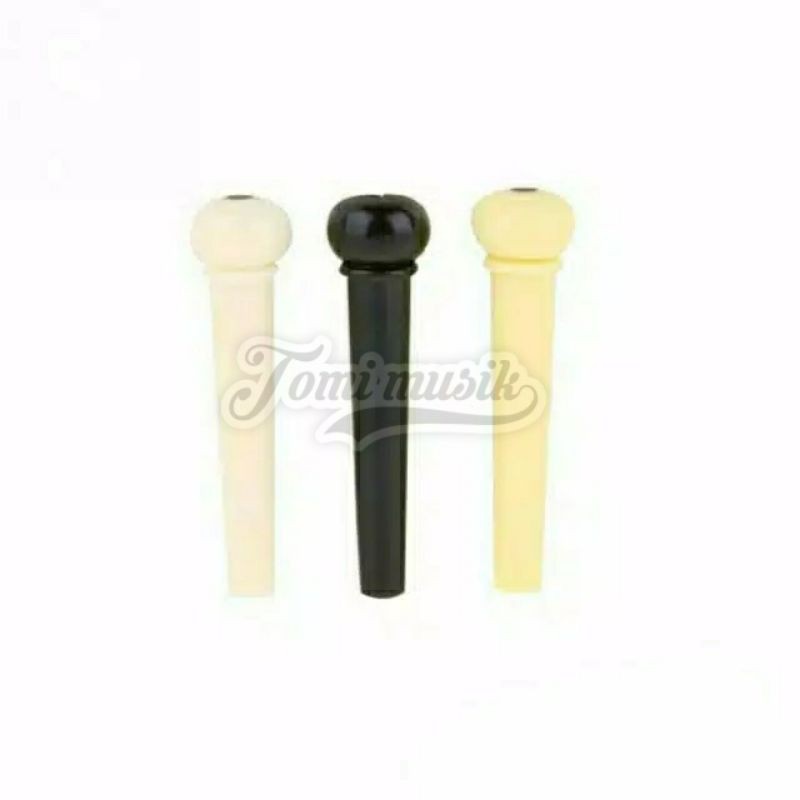 pin knip gitar akustik 1pcs putih hitam kuning sadle nut