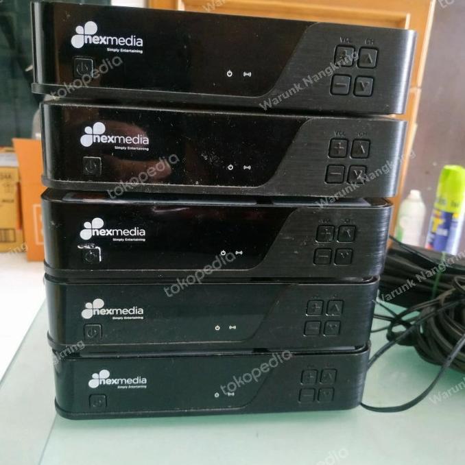 STB Digital Nexmedia v4. 0 lengkap remote adaptor kartu TV Digital