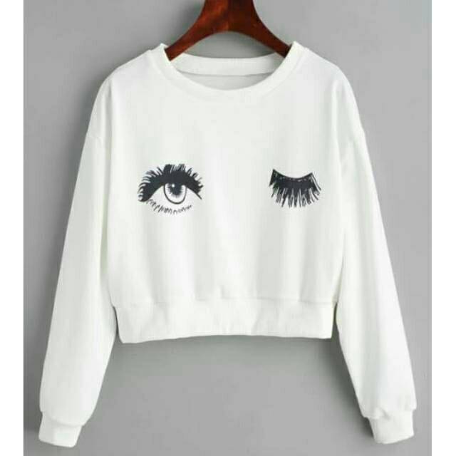 JNY.Co Sweater Crop BULU MATA